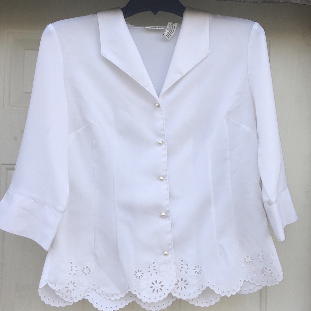 Covington button up blouse Size 6-8